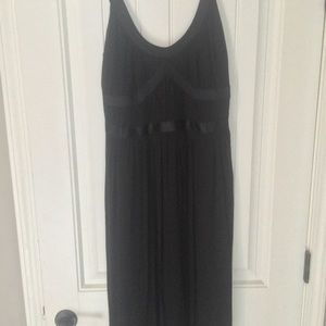 Theory Black Cocktail Dress NWT satin/chiffon